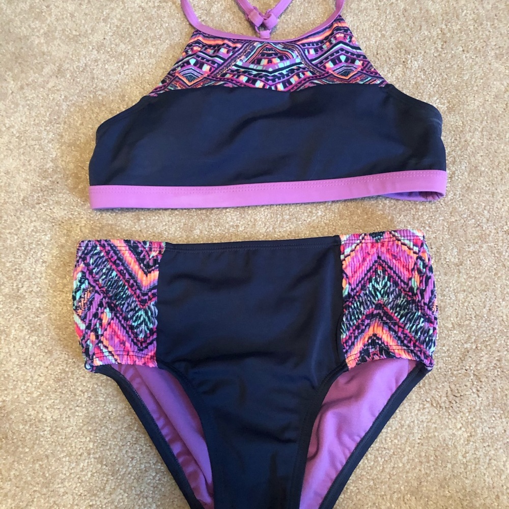 Justice purple swimsuit